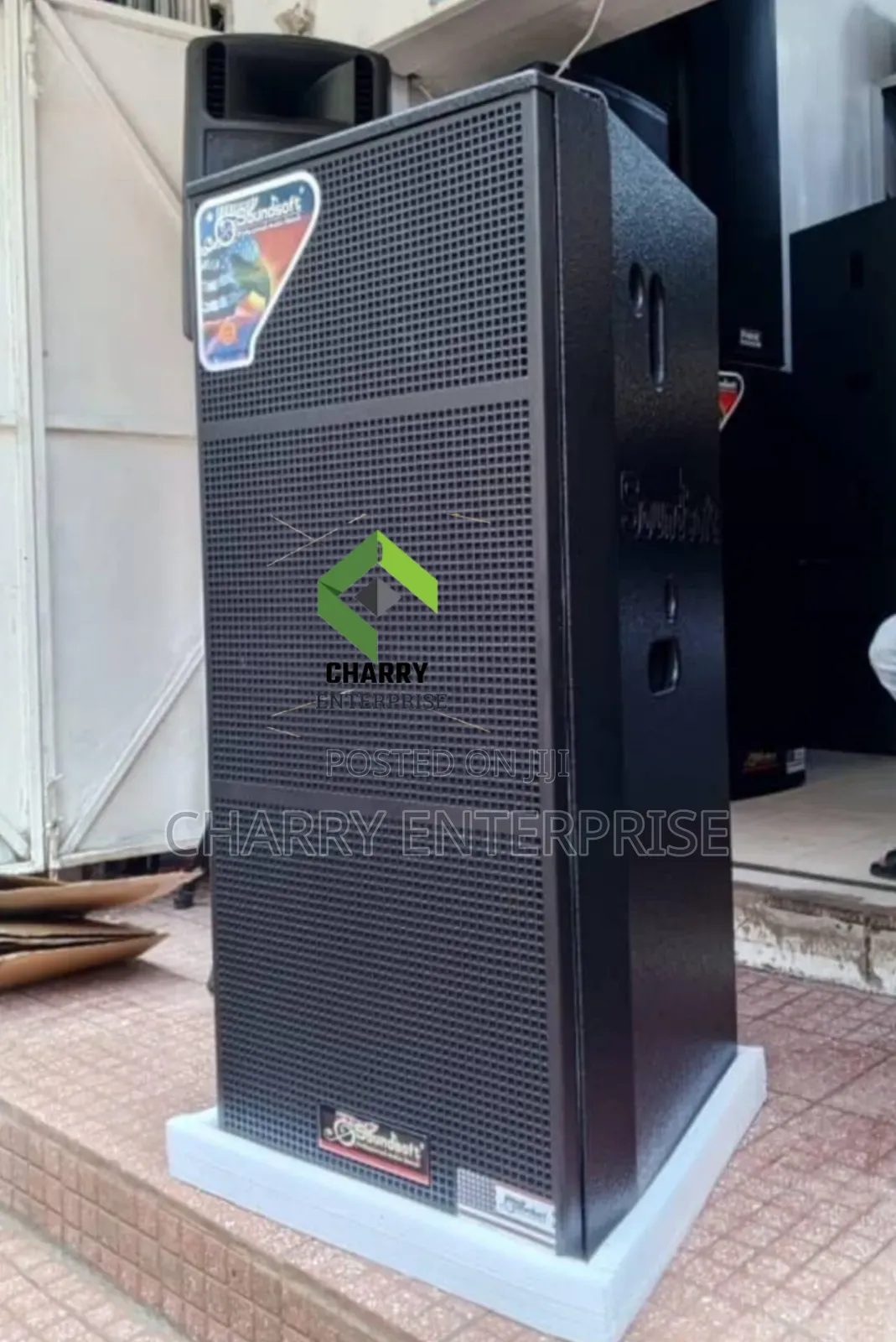 Soundsoft Professional Mid Double Speaker 15inch × 2 