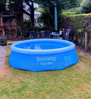 Bestway Blue Round Swimming Pool 305cm+Filter Pump