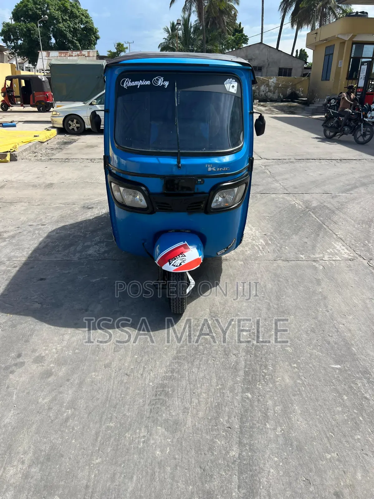 TVS King Deluxe Plus iTouch Start 2024 Blue