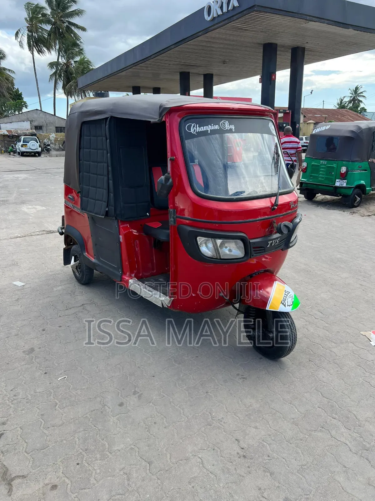 TVS King Deluxe Plus iTouch Start 2024 Red