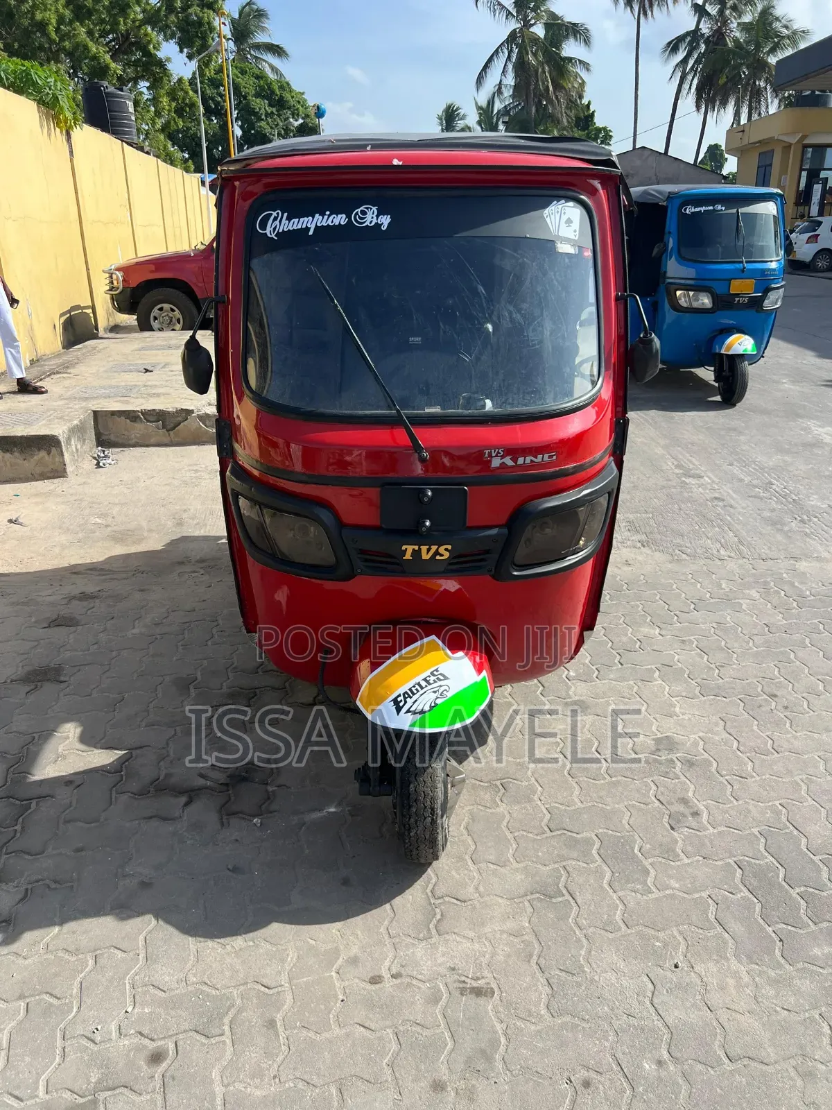 TVS King Deluxe Plus iTouch Start 2024 Red