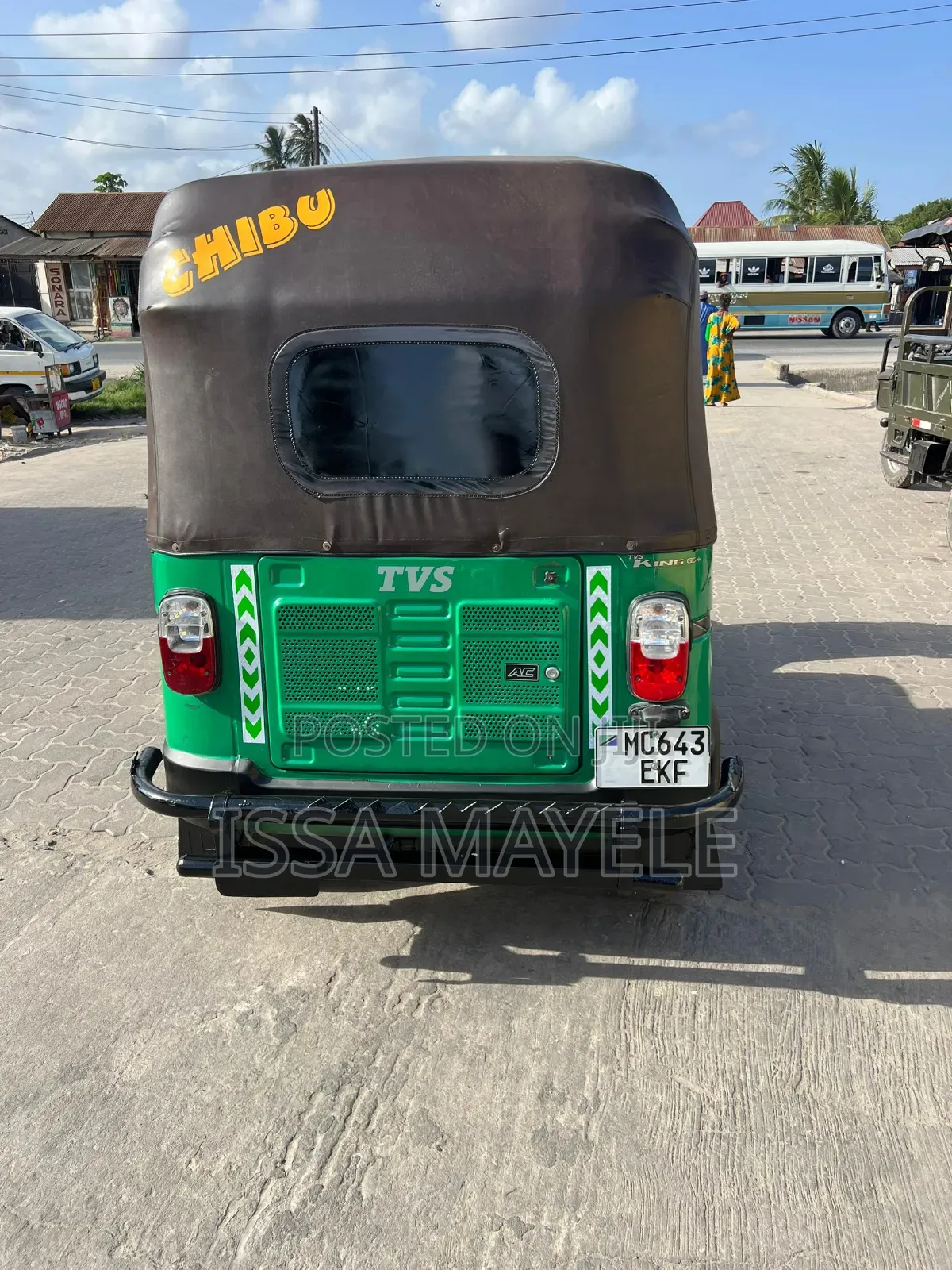 TVS King Deluxe Plus iTouch Start 2025 Green