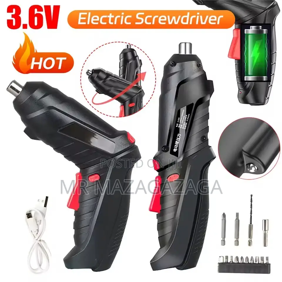 Electric Screwdriver Battery Rechargeable