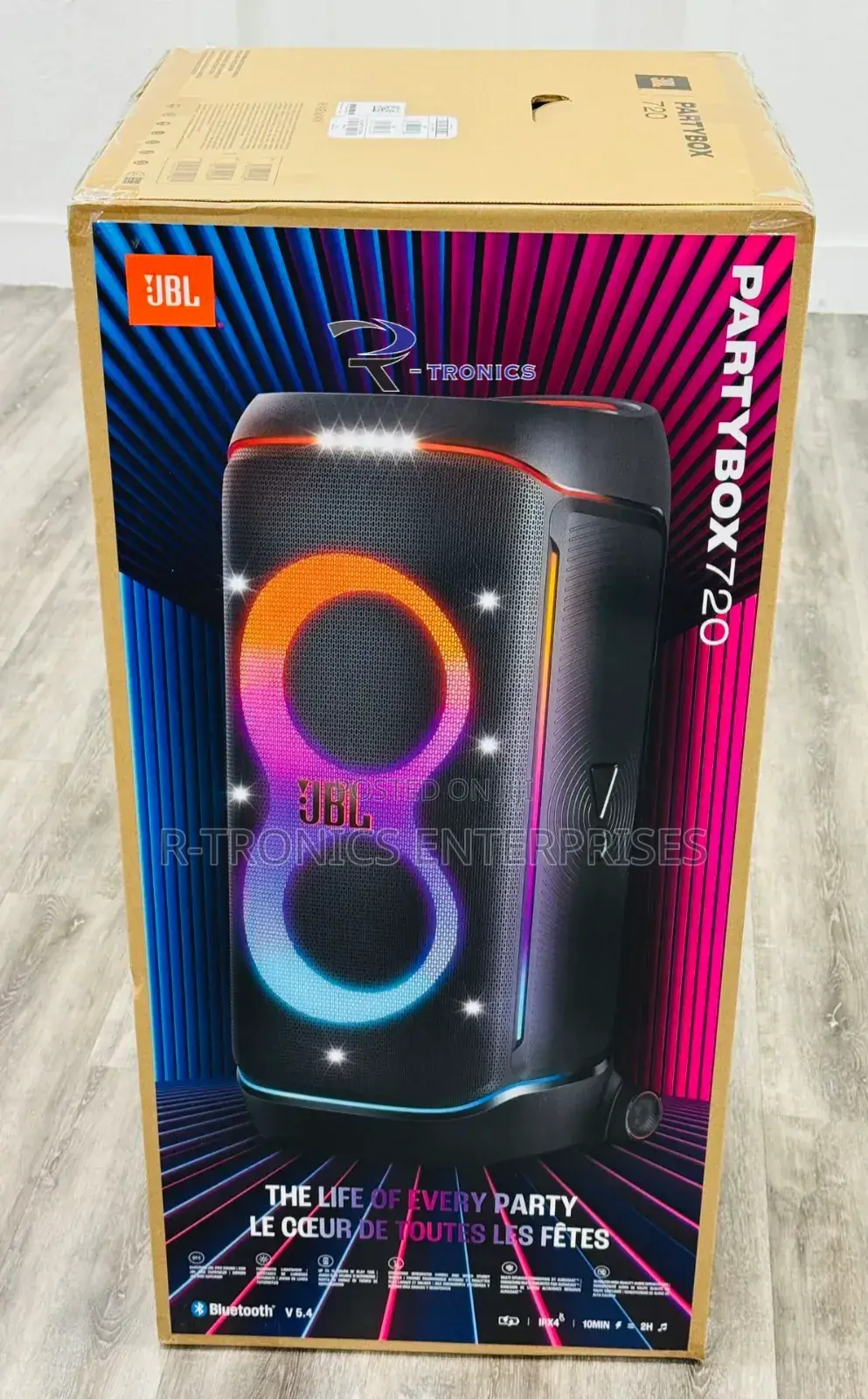 JBL Partybox 720 Powerful Portable Party Speaker 800w(Without Battery)