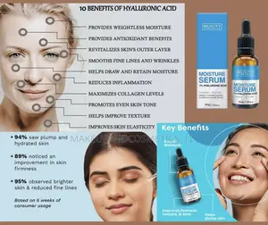 Beaut Formulas Moisture Hyaluronic Acid Facial Serum