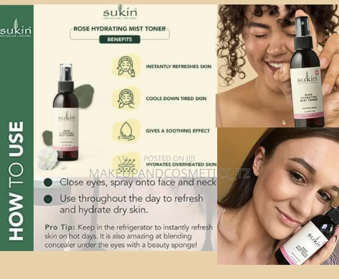 Sukin Rose Hydrating Mist Toner 125ml