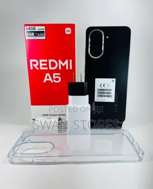 New Xiaomi Redmi A5 4G 64 GB Black