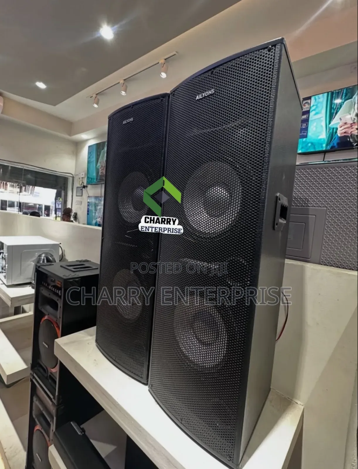 Powerful Ailyons Speaker With Mic Kwa Sherehe, Biashara Na Matangazo