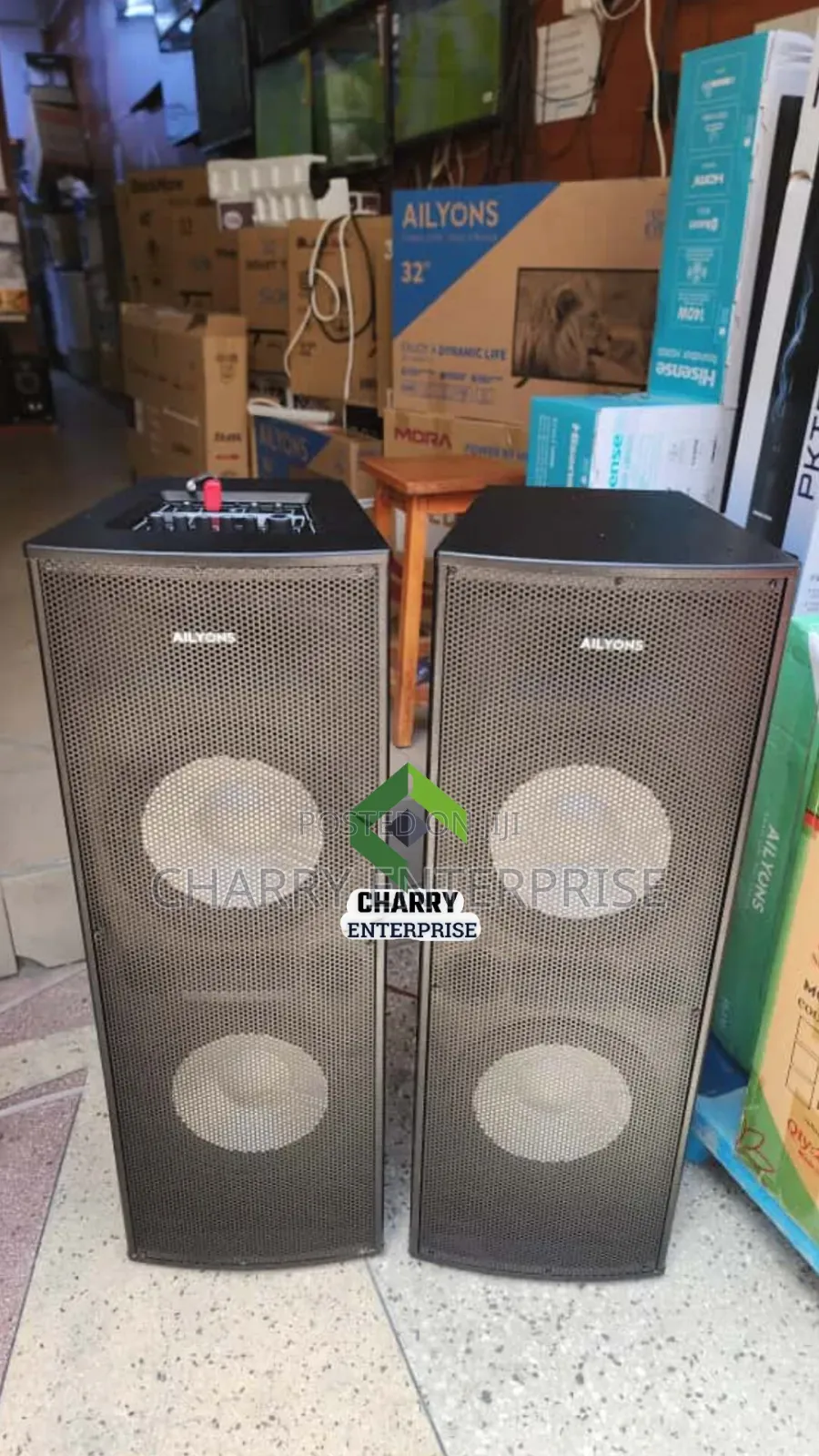 Powerful Ailyons Speaker With Mic Kwa Sherehe, Biashara Na Matangazo