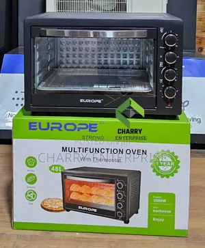 Europe Strong Multifunction Oven 48l With Thermostat Bakes Roast 2000w