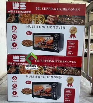 *West Strong Multifunction Oven 50l Bake, Roast, Cooks 2200watts
