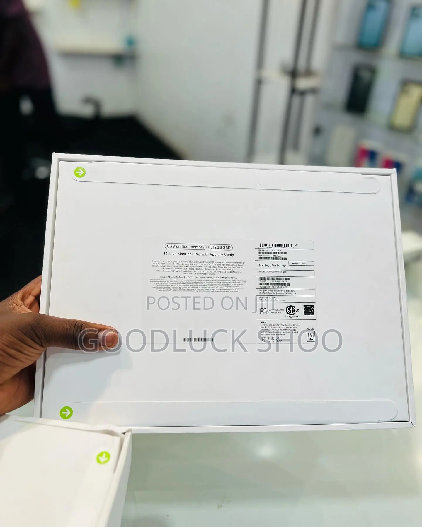 New Apple MacBook Pro 2023 M3 Max 14-Inch 36GB Apple M3 Max SSD 1T