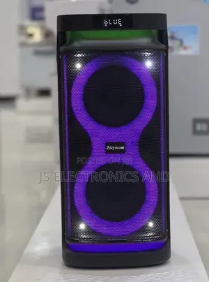 Skywood Party Speaker Q7 Portable Wireless Mic Led Light Original