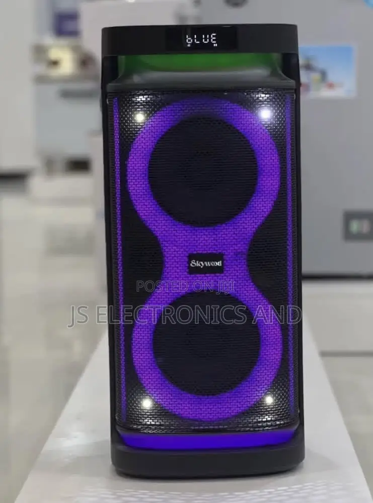 Skywood Party Speaker Q7 Portable Wireless Mic Led Light Original
