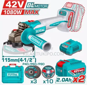 1080w 42v Total Cordless Angle Grinder