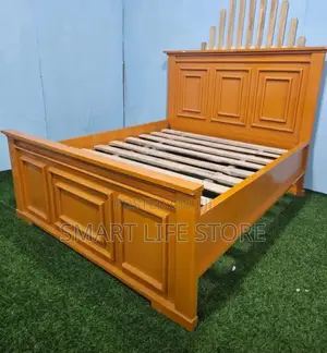 Kitanda Cha Mbao Imara