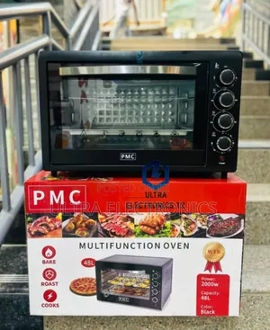 *Pmc Multifunction Oven 48l Bake, Roast, Cooks 2000watts.*