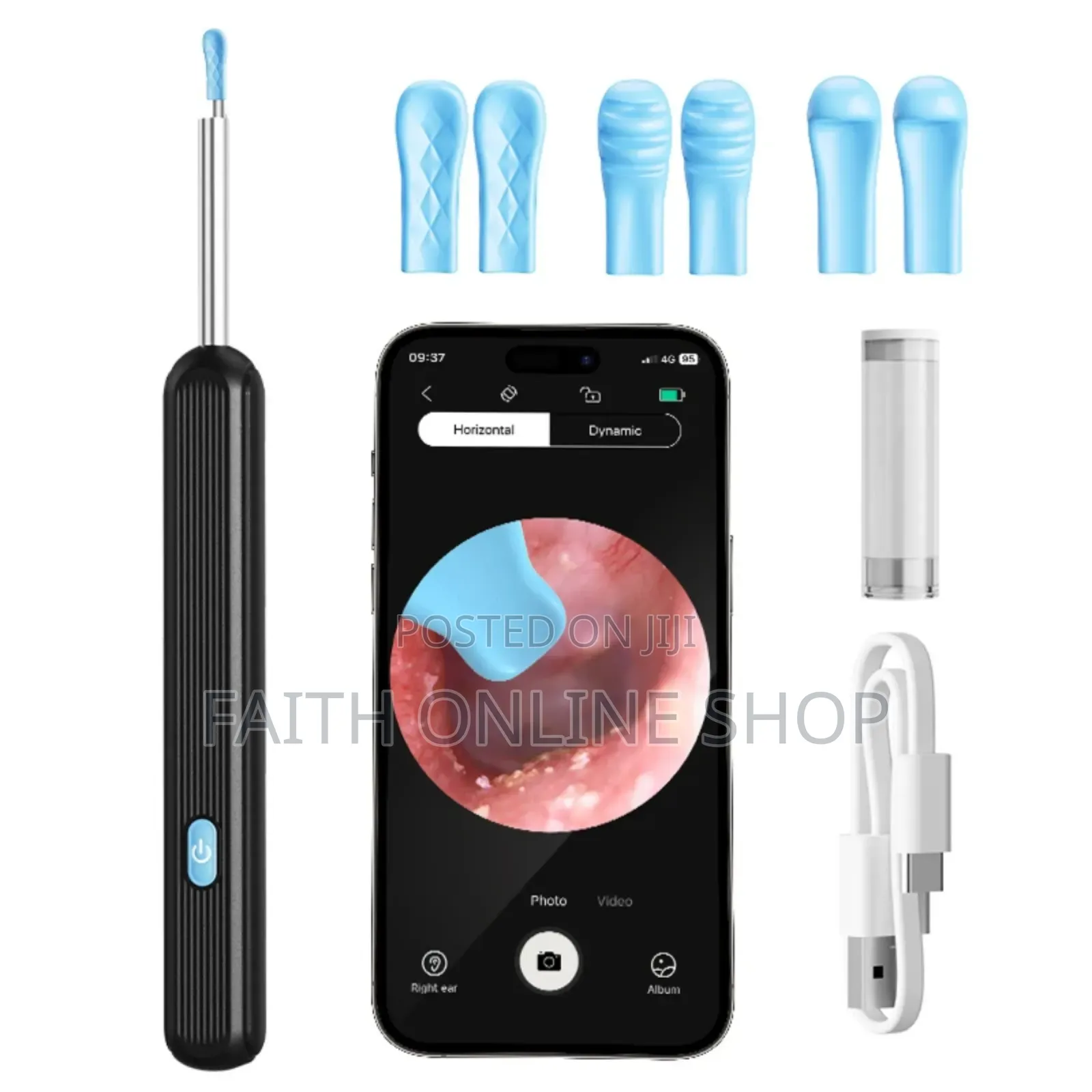 Visual Ear Cleaner With Camera Ear Wax Removal Otoscope Usb Charge