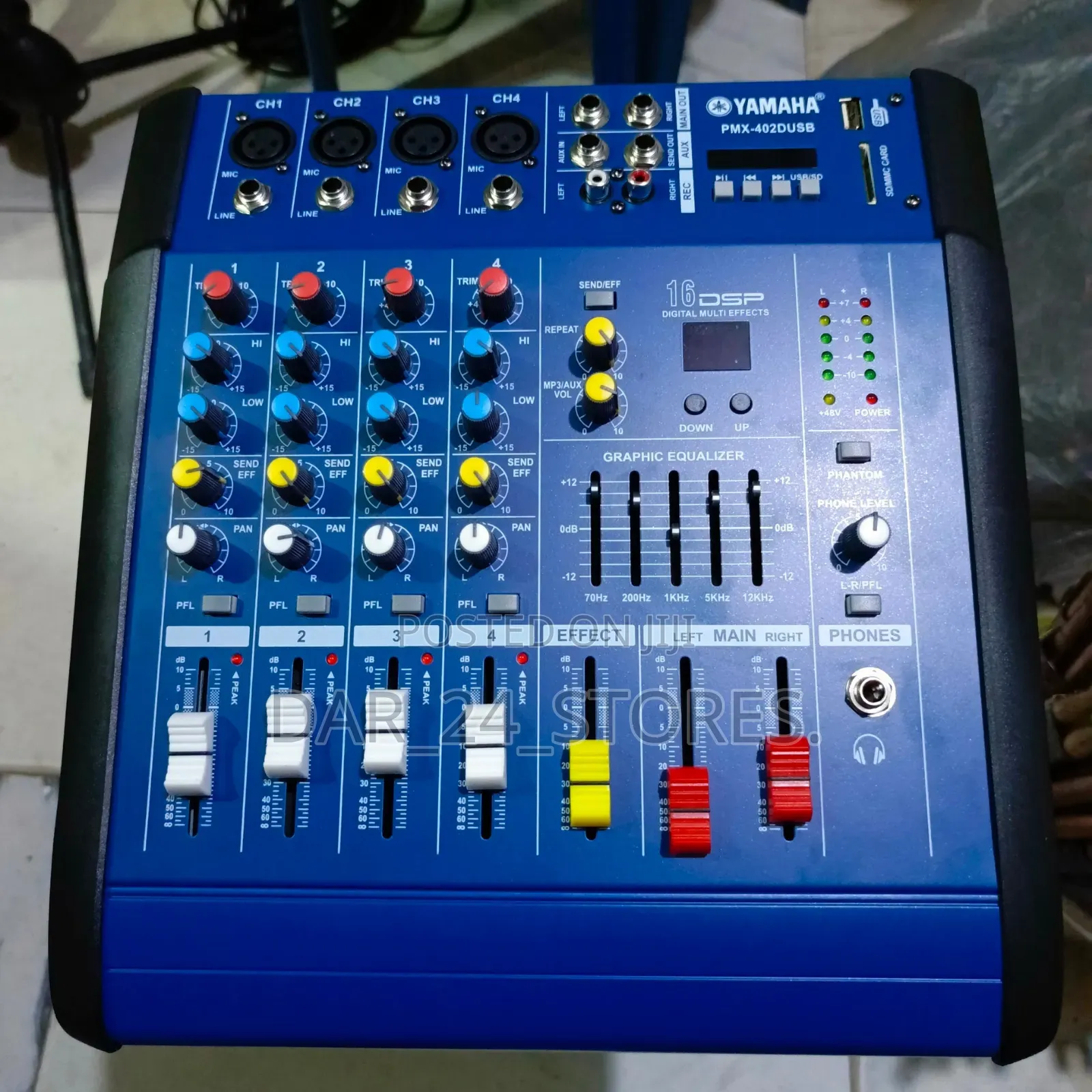 Yamaha Powered Audio Mixer(4 Channel)