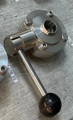 Stainless Steel Hygienic Butterfly Valve With A Pull Handle