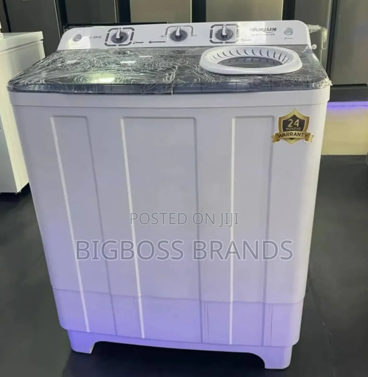 Airlux 12kg Washing Mashine Manual Twin Tube Inafua Na Kukamua