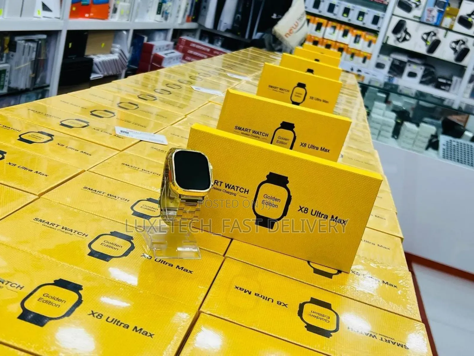 X8 Ultra Max Smart Watch Golden Edition