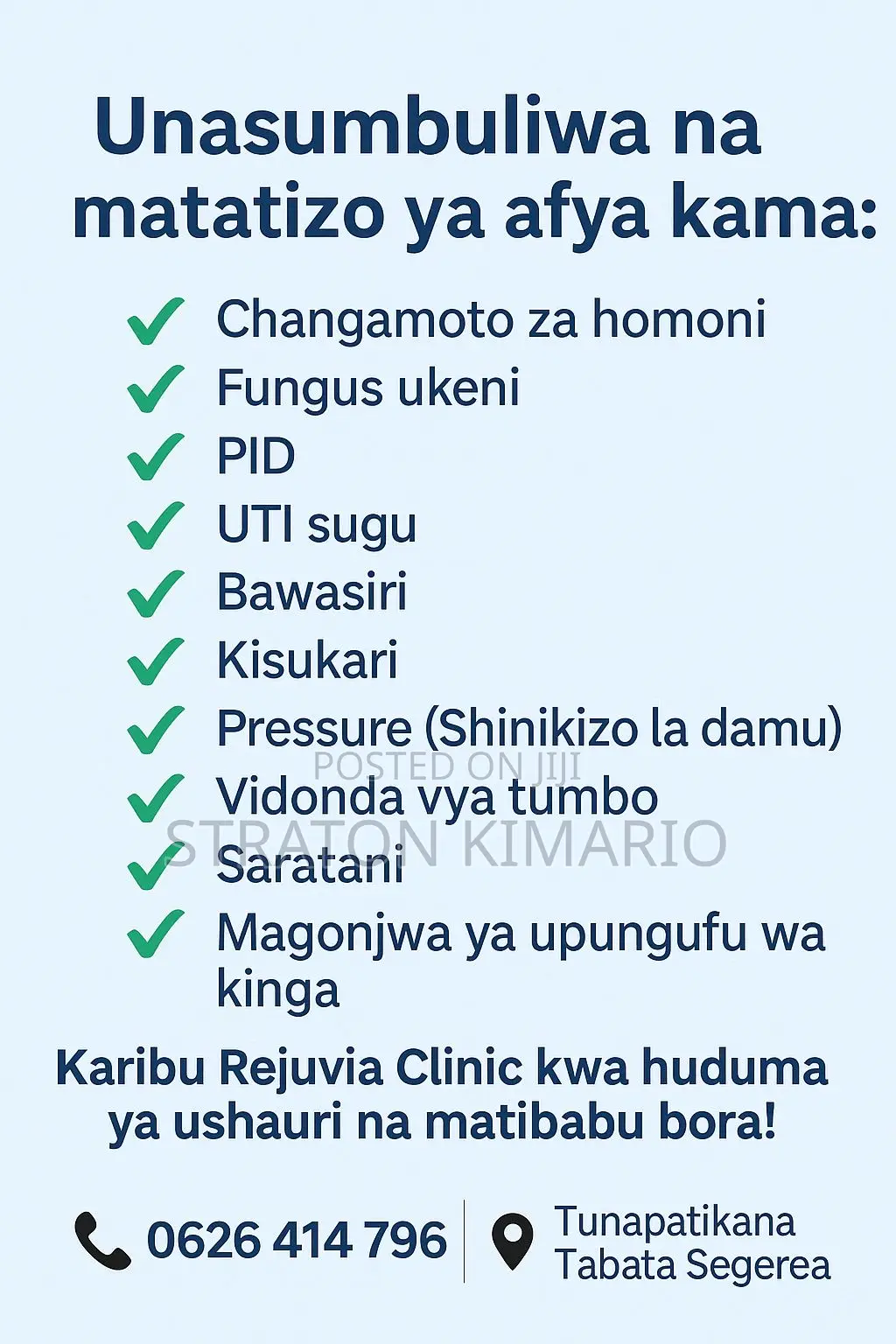Huduma Za Magonjwa Ya Uzazi