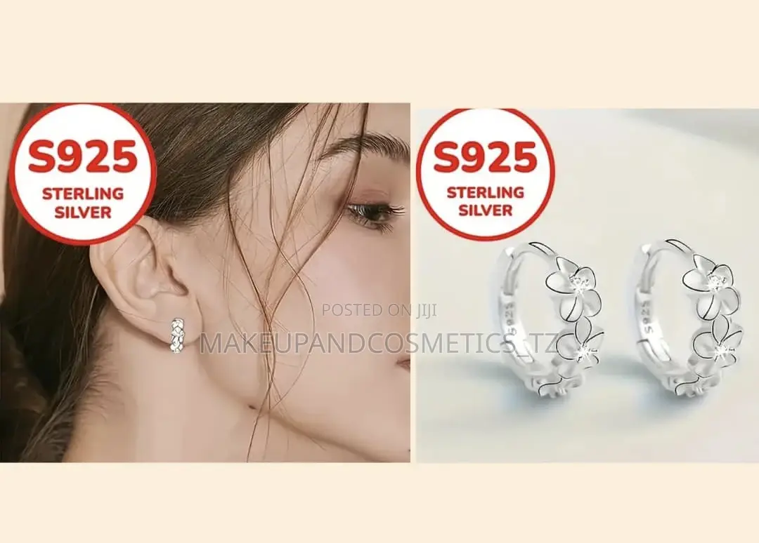 S925 Sterling Silver Hoop Earrings
