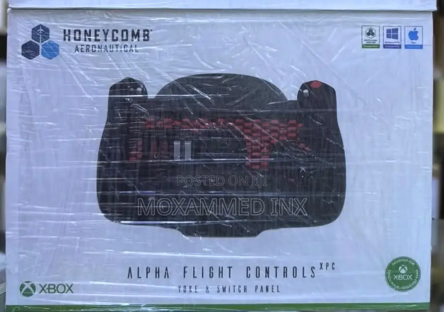 Honeycomb Aeronautical Alpha Flight Controls XPC Yoke and Switch Panel