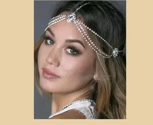 Silver Bridal Head Chain