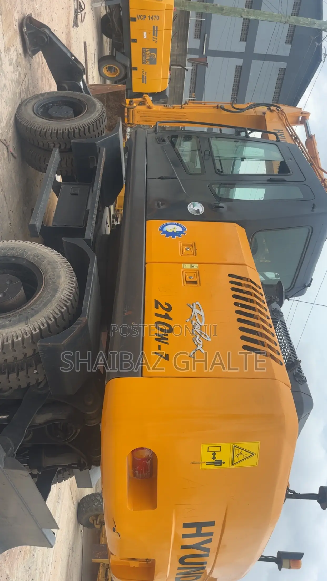 Hyundai Wheel Excavator 210w-7