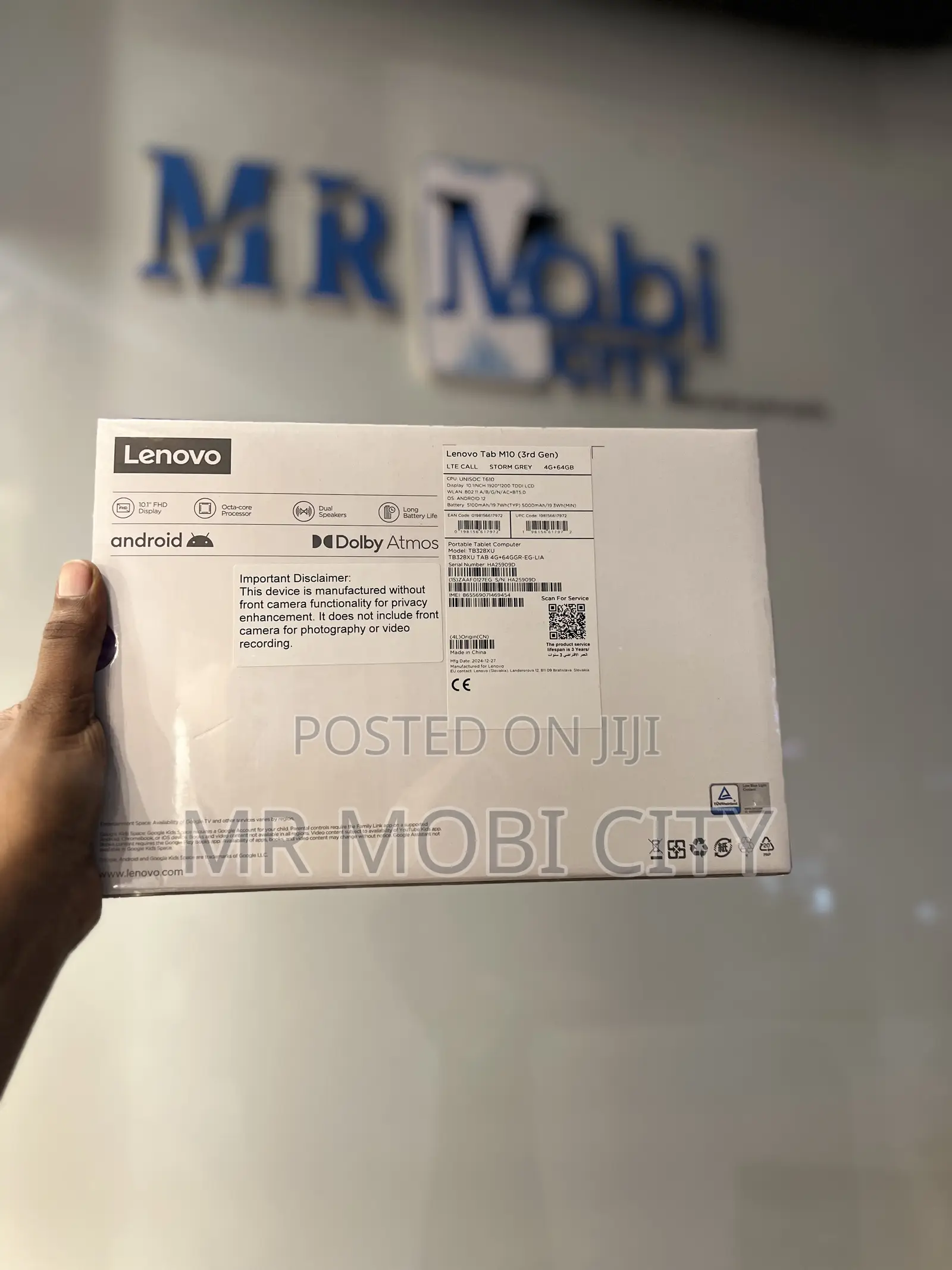 New Lenovo Tab M10 64 GB Gray