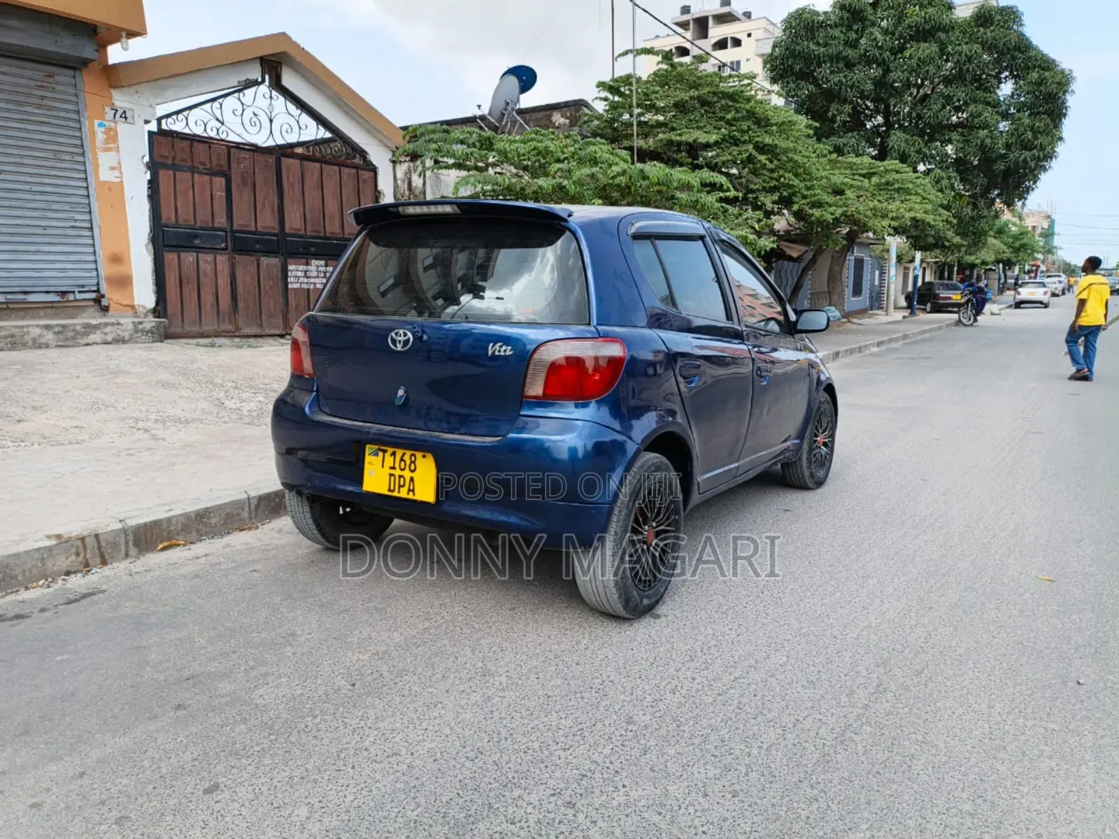 Toyota Vitz 1.3 AWD 3dr 2001 Blue