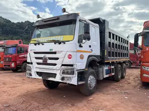 Ready for Order White and Black Howo 6x4 Dump Truck