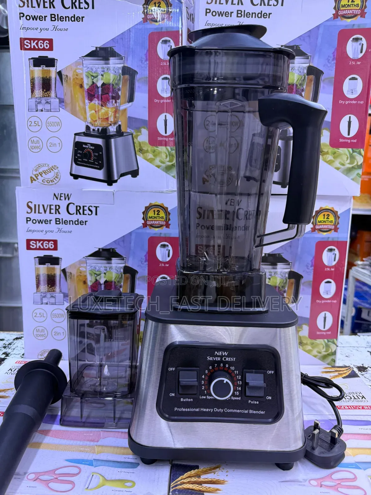 Silver Crest 2 in 1 Power Blender 2.5 Litres
