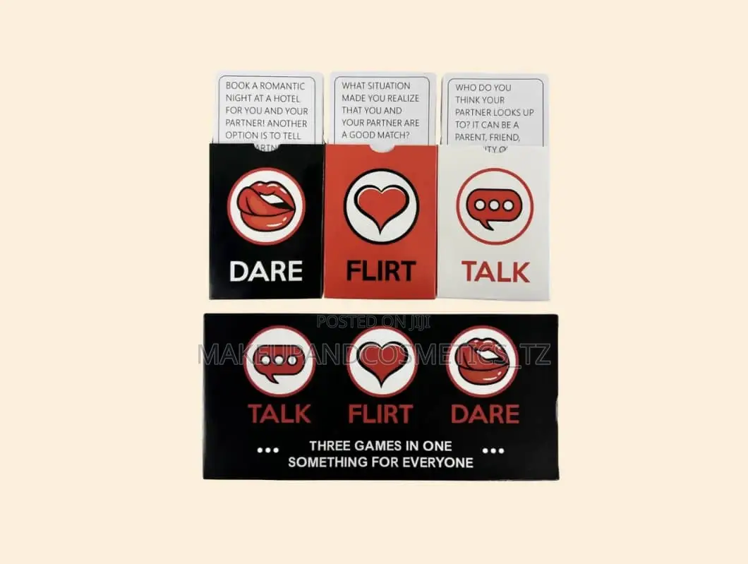 3in1 Talk Firt Dare Couple Coversation Starter Relation Ship
