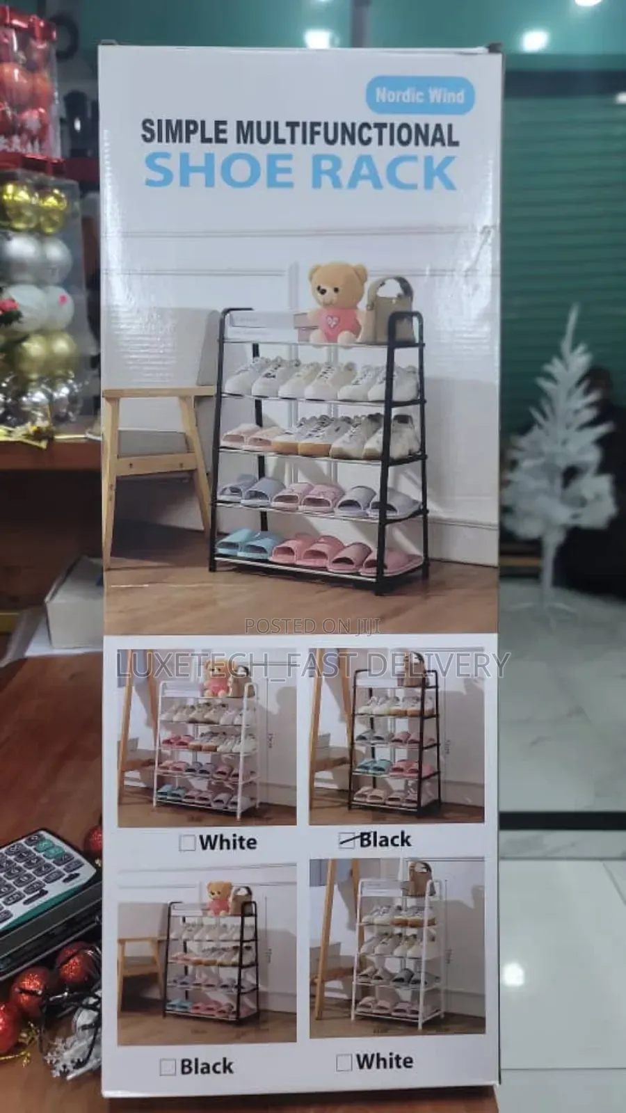 Nordic Wind Simple Multifunctional Shoe Rack 5-Layers