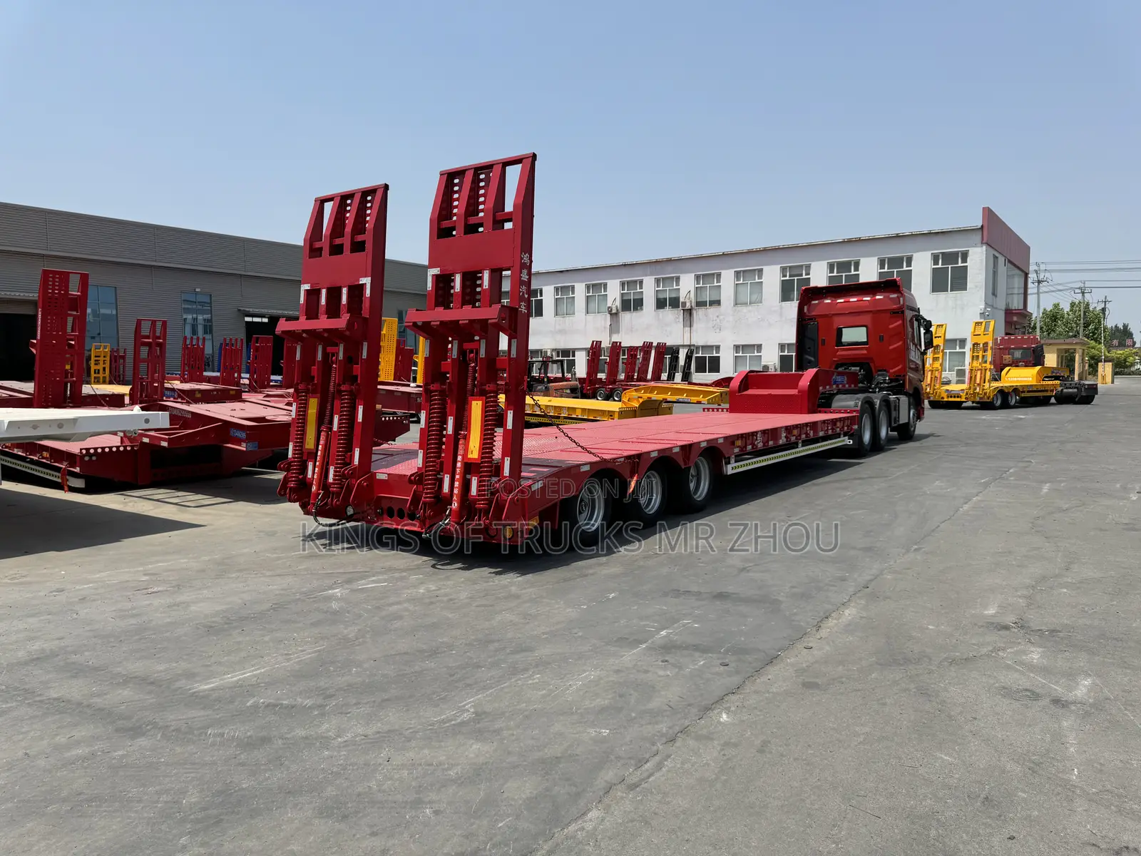 Brand New 3 Axles Low-Bed Trailer
