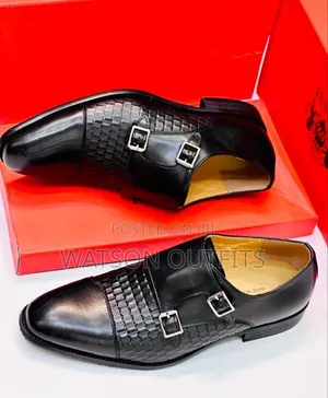 Viatu Vya Leather Materials Original or Men's Lv Leather Shoes