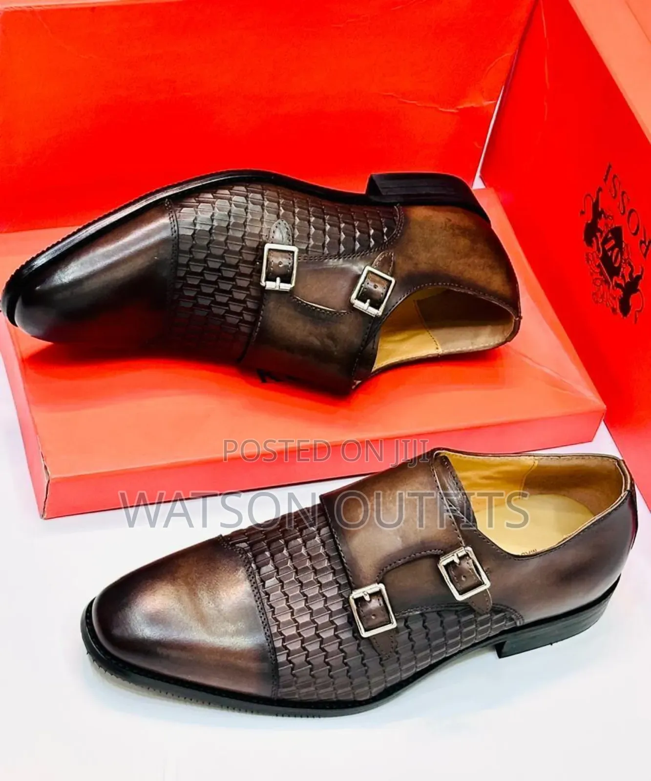 Viatu Vya Leather Materials Original or Men's Lv Leather Shoes