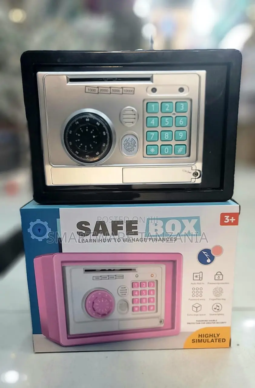 Electronic Toy Safe Box for Kids With Fingerprint and Password Feature