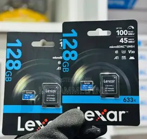 Lexar Org Memory Card128gbup to 100 Read Mb/Sup to 45 Write