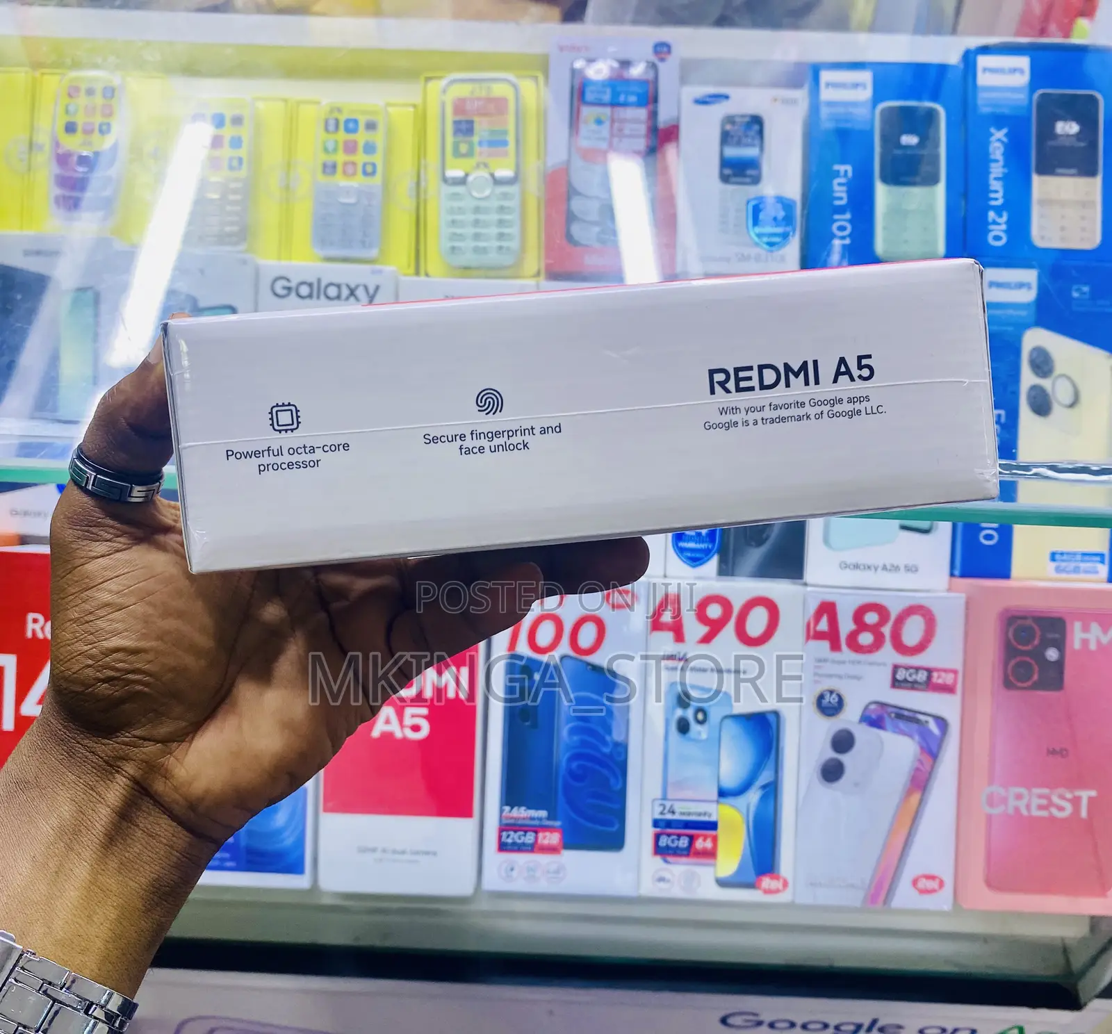 New Xiaomi Redmi A5 4G 128 GB Black