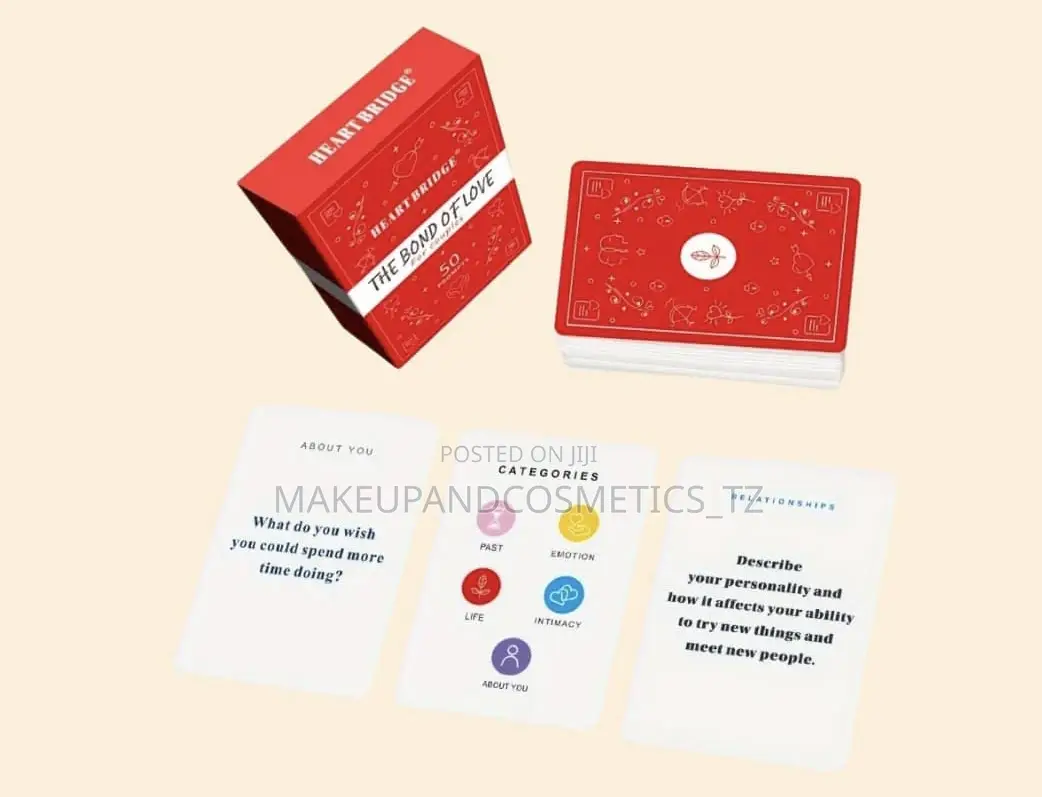 Heart Bridge the Bond of Love Card Game for Couples $ Family