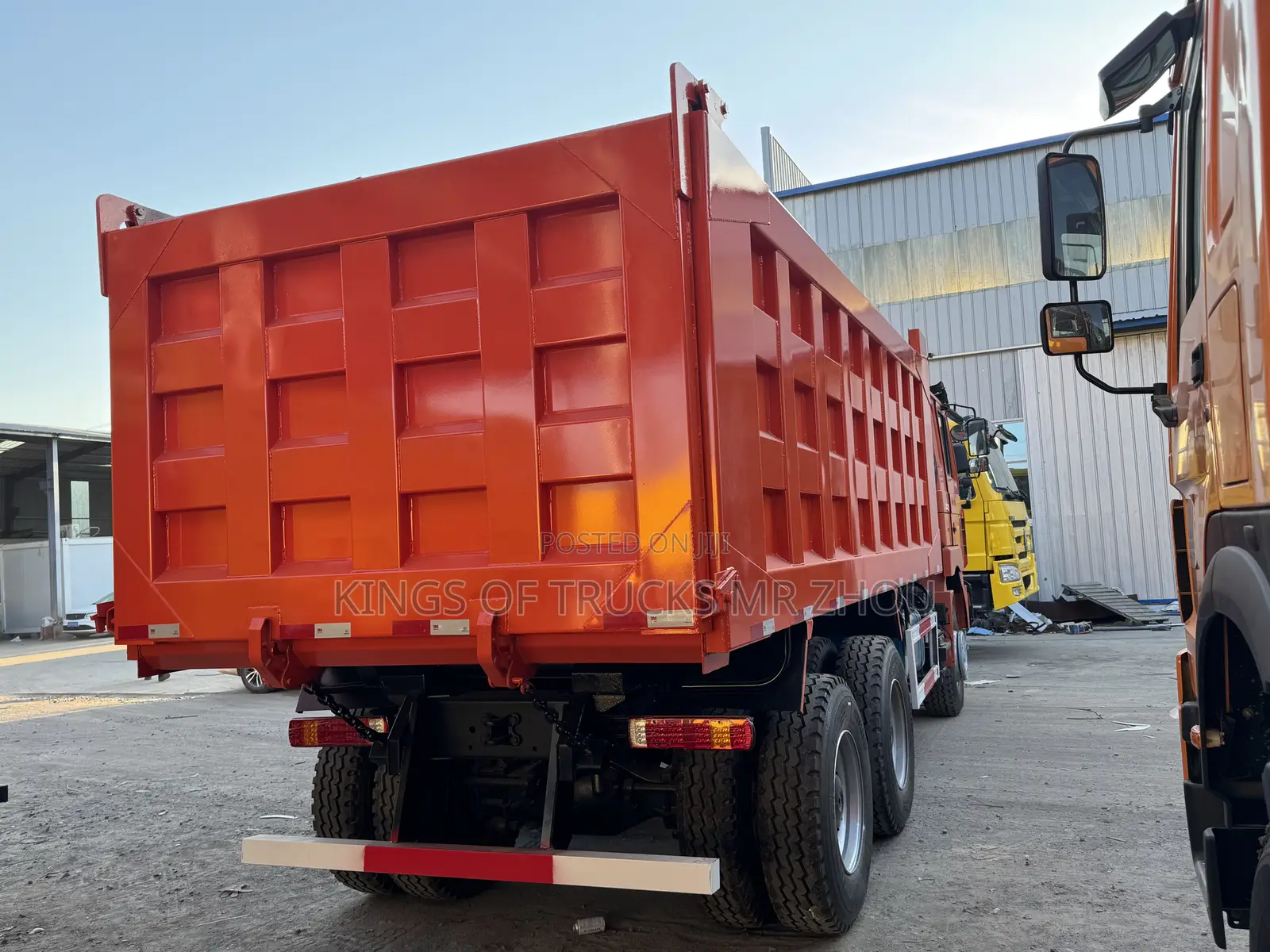 Ready for Order Orange Shacman 6x4 Dump Truck