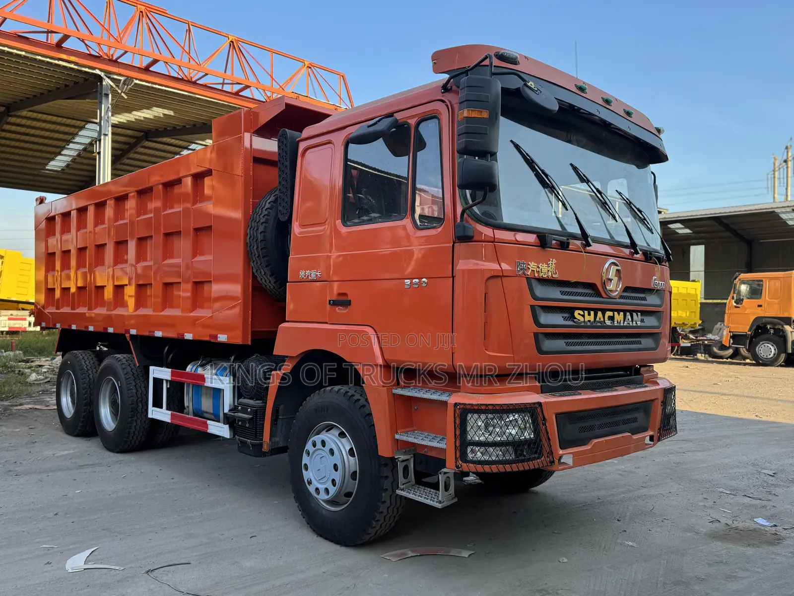 Ready for Order Orange Shacman 6x4 Dump Truck