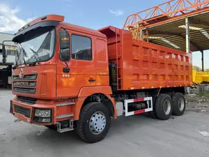 Ready for Order Orange Shacman 6x4 Dump Truck