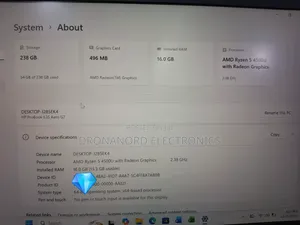 New Laptop HP ProBook 6360B 16GB AMD Ryzen 5 SSD 256GB