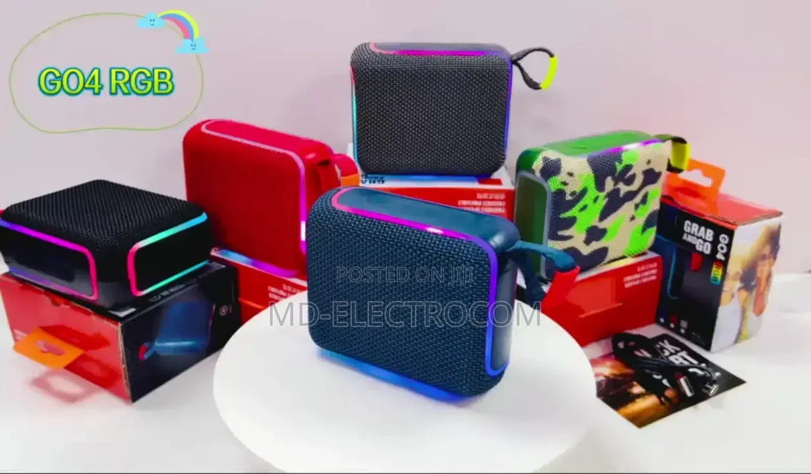 Grab and Go G04 RGB Portable Bluetooth Speaker.