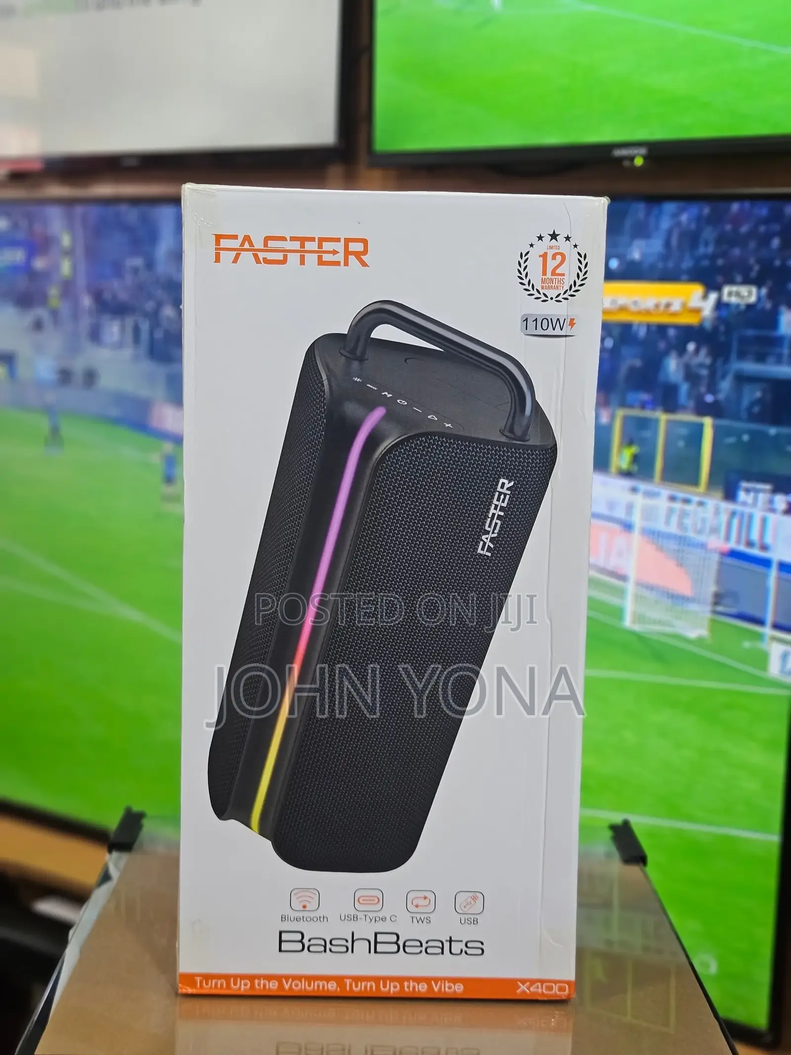 Faster Portable Speaker X400 110w Bluetooth Usb Type C TWS Usb